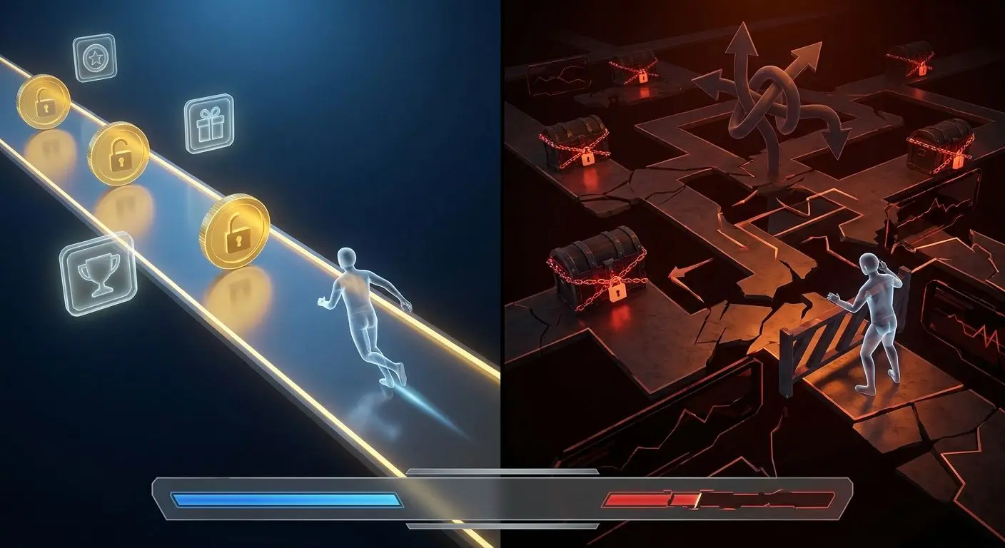 Comparison of simple no-wager style rewards versus complex rollover conditions