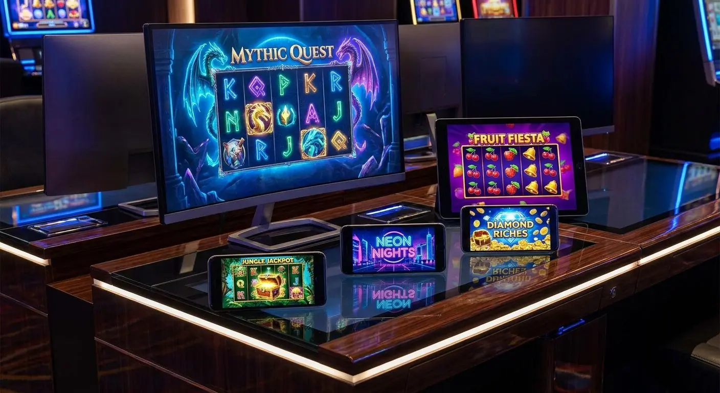 Variety of slot game styles suitable for free spins promotions