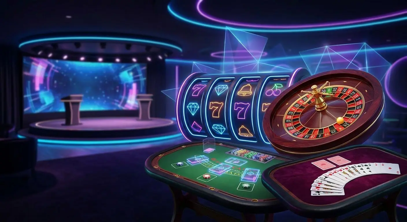Mixed game categories including reels, roulette, blackjack, and baccarat for highroller players