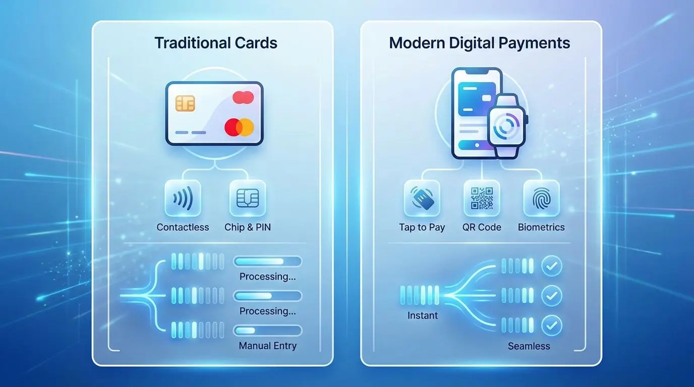 Comparison of Mastercard and other PlayOJO payment methods