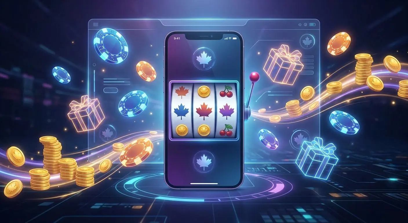 Illustration of different reload reward formats for Canadian players